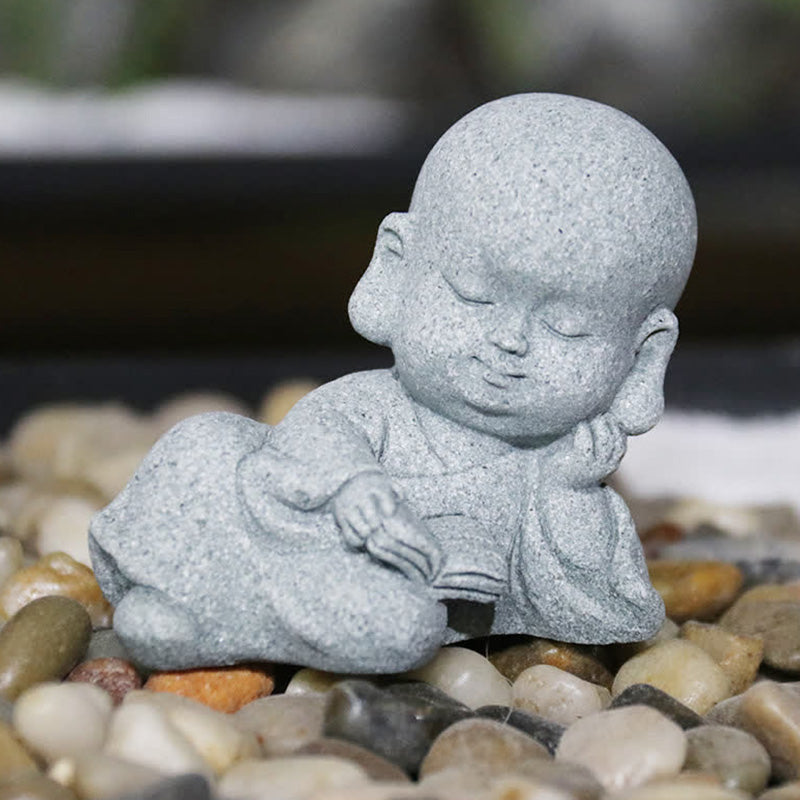 Buddha Stones Meditatie, gebed, monnik, Boeddhabeeld, sereniteit, huisdecoratie - image 0