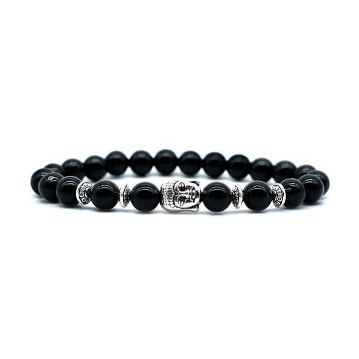 Buddha Stones Amethist Liefdes- en Armband - Zwarte onyx - image 11