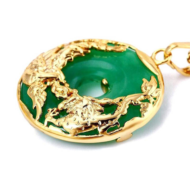 Buddha Stones Ketting van natuurlijke jade, symbool van voorspoed. - image 2