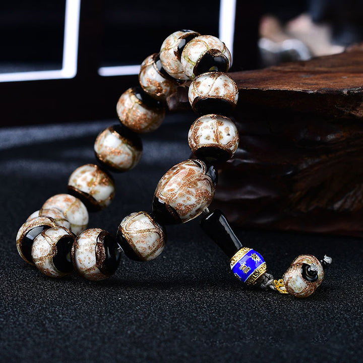 Tibetaanse Armband met drakenaderagaat voor helende doeleinden - image 17