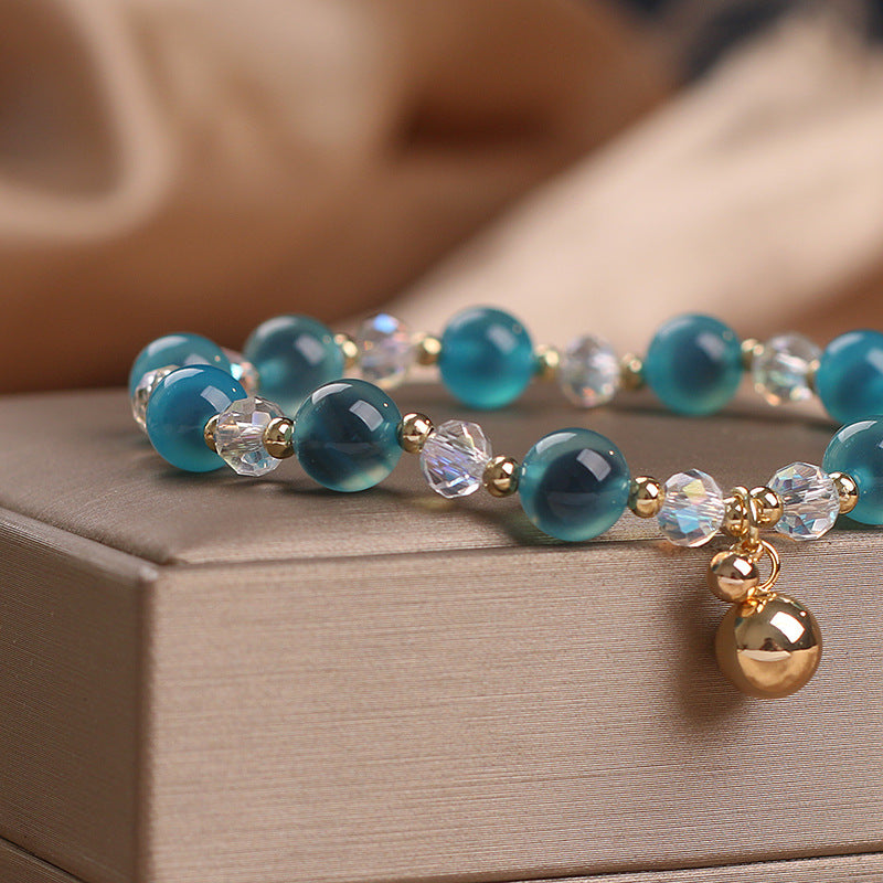 Buddha Stones Armband met bedeltjes van snoepagaat en helende harmoniekralen - image 8