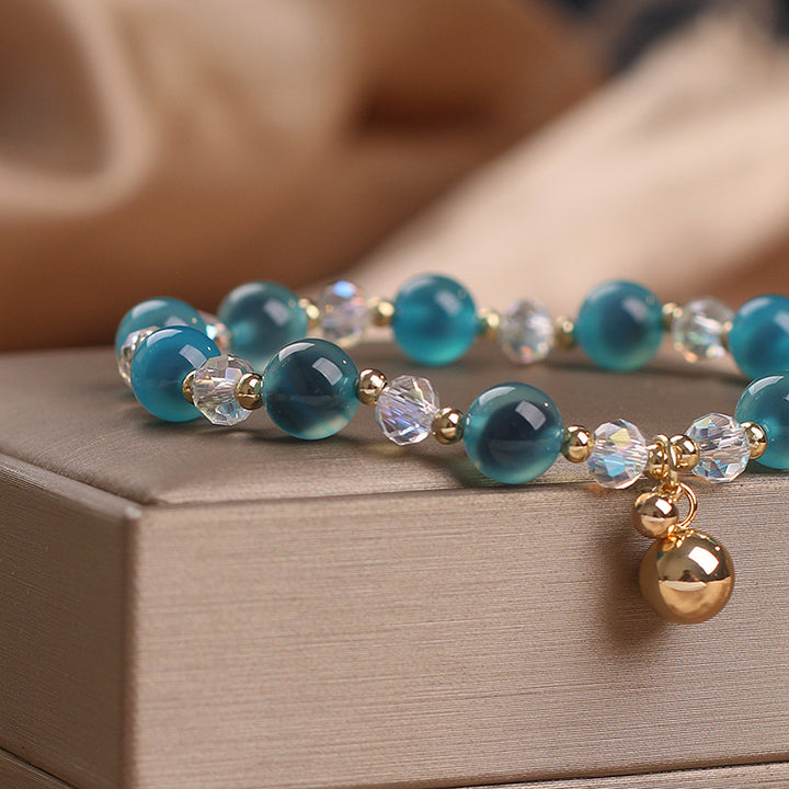 Buddha Stones Armband met bedeltjes van snoepagaat en helende harmoniekralen - image 8