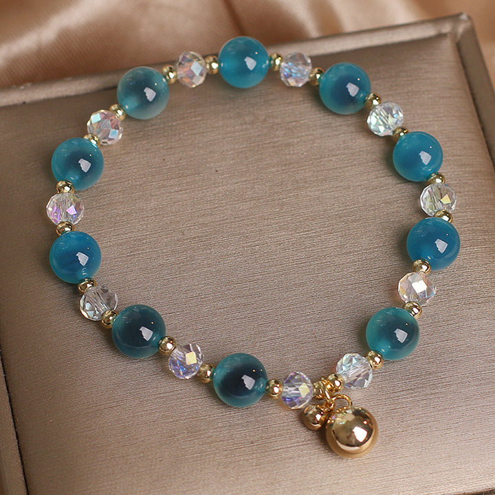 Buddha Stones Armband met bedeltjes van snoepagaat en helende harmoniekralen - image 7