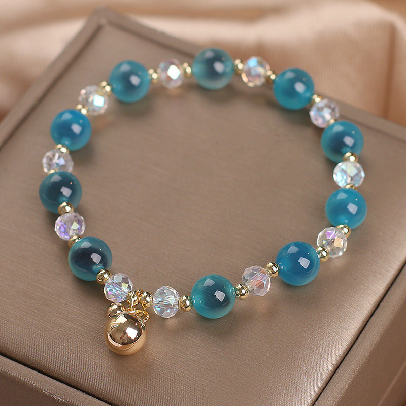 Buddha Stones Armband met bedeltjes van snoepagaat en helende harmoniekralen - image 2