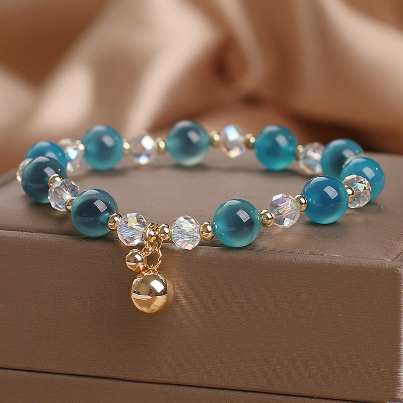 Buddha Stones Armband met bedeltjes van snoepagaat en helende harmoniekralen - image 6