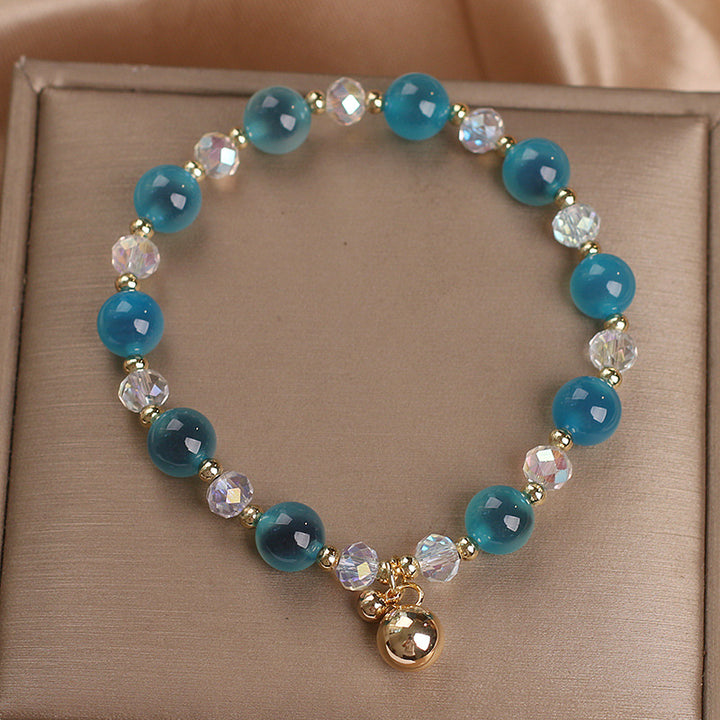 Buddha Stones Armband met bedeltjes van snoepagaat en helende harmoniekralen - image 1