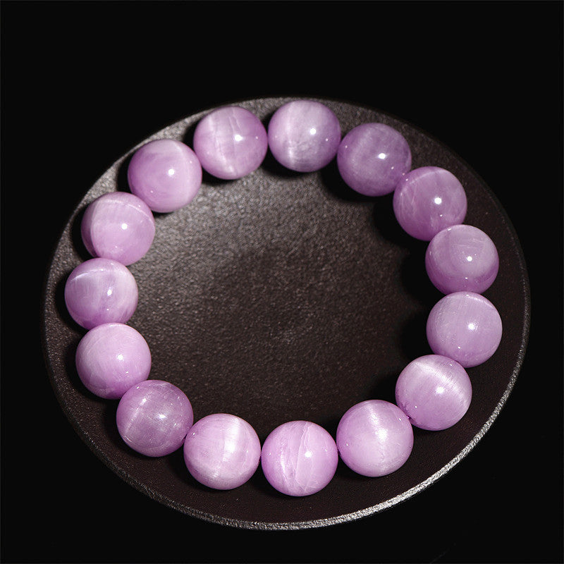 Buddha Stones Natuurlijke Kunziet Liefde Spirituele Groei Armband - 15-15,8 mm (Polsomtrek 14-16 cm) - image 0