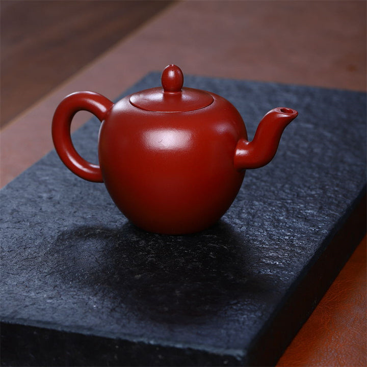Buddha Stones Yixing semi-handgemaakte bruinpaarse klei Kung Fu theepot 200 ml - image 2
