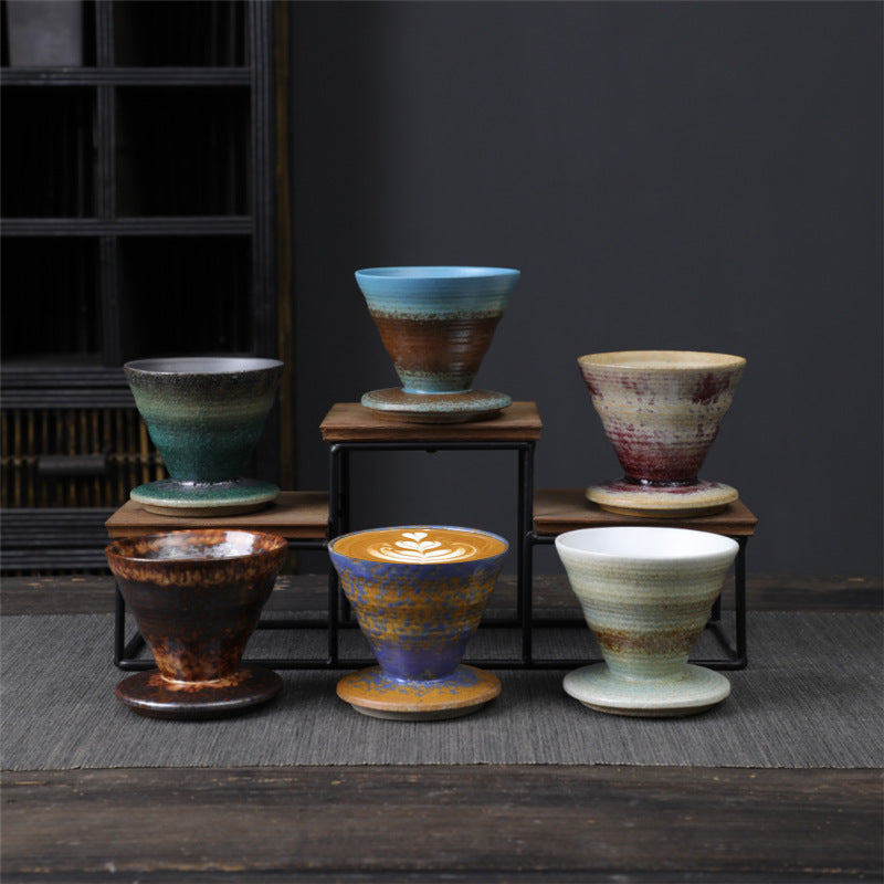 Buddha Stones Vintage design keramische koffiemok voor thee, espresso of andere koffie, 150 ml - image 1