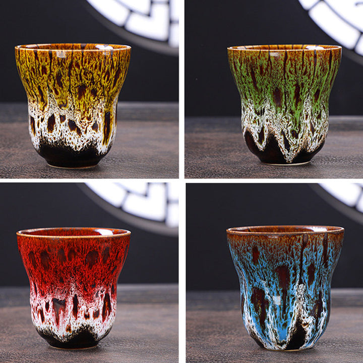 Buddha Stones Vintage keramische koffiemok/ Theekopje met veranderd design, 150 ml - image 18
