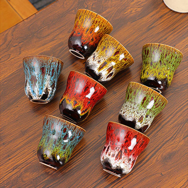 Buddha Stones Vintage keramische koffiemok/ Theekopje met veranderd design, 150 ml - image 17