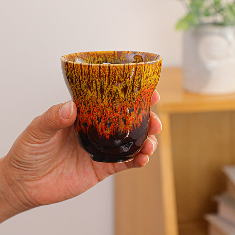 Buddha Stones Vintage keramische koffiemok/ Theekopje met veranderd design, 150 ml - image 14