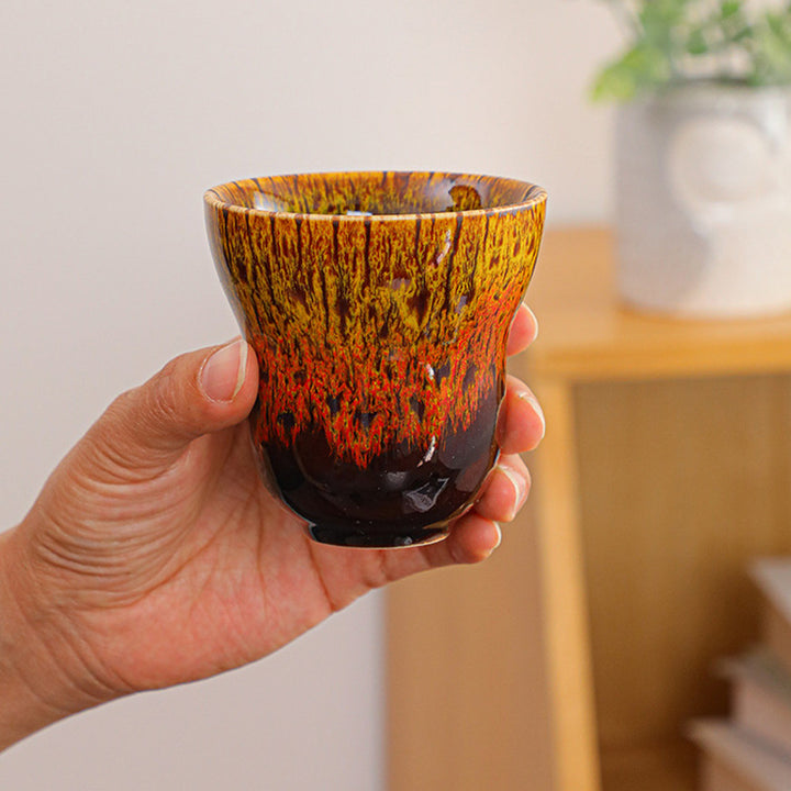 Buddha Stones Vintage keramische koffiemok/ Theekopje met veranderd design, 150 ml - image 14