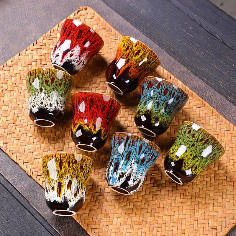 Buddha Stones Vintage keramische koffiemok/ Theekopje met veranderd design, 150 ml - image 23