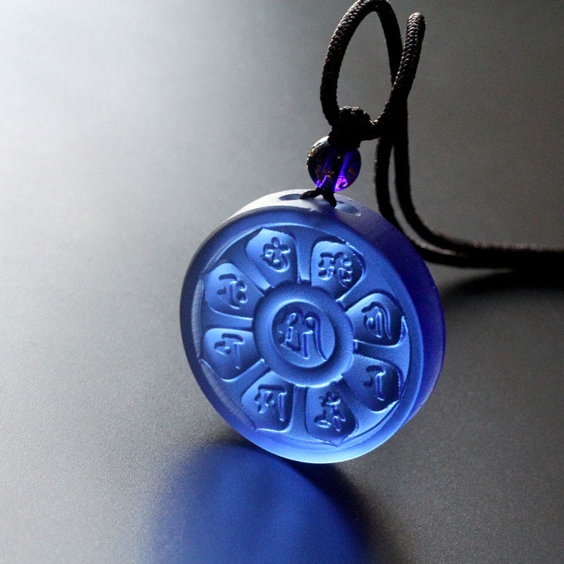 Buddha Stones Liuli Manjusri Lotus Ketting - image 2
