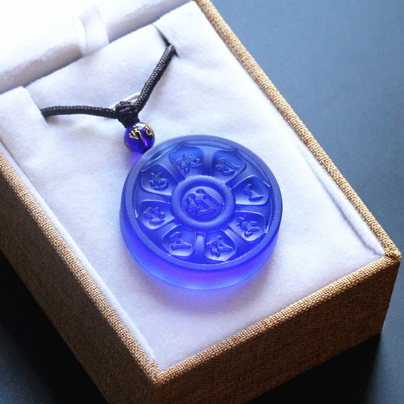 Buddha Stones Liuli Manjusri Lotus Ketting - image 3