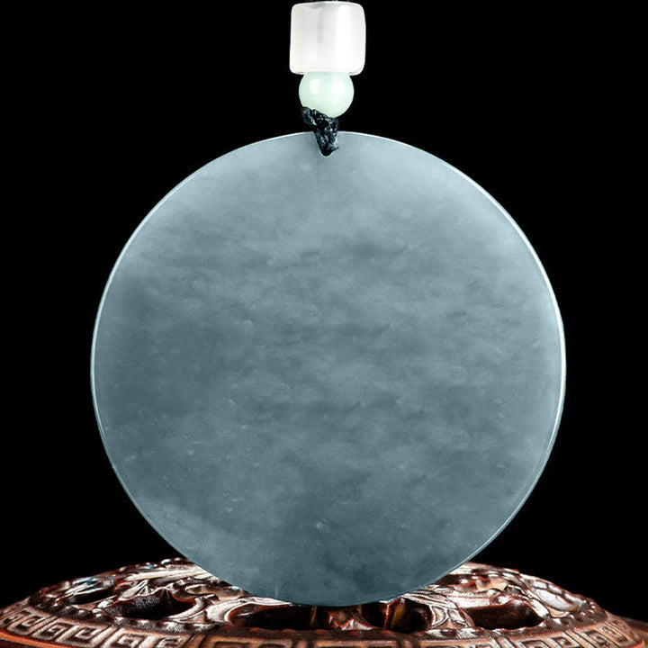 Buddha Stones Kwan Yin Avalokitesvara Jade Overvloed String Ketting Hanger - image 3