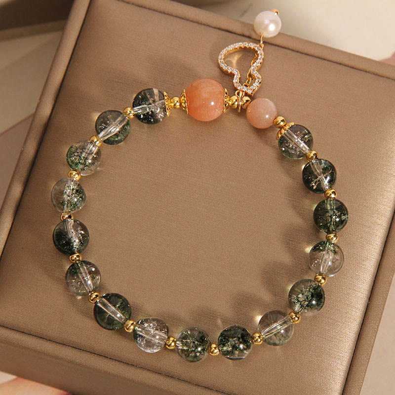 Buddha Stones Groene Phantom Kalebas bedeltje zelfvertrouwen Armband - image 3