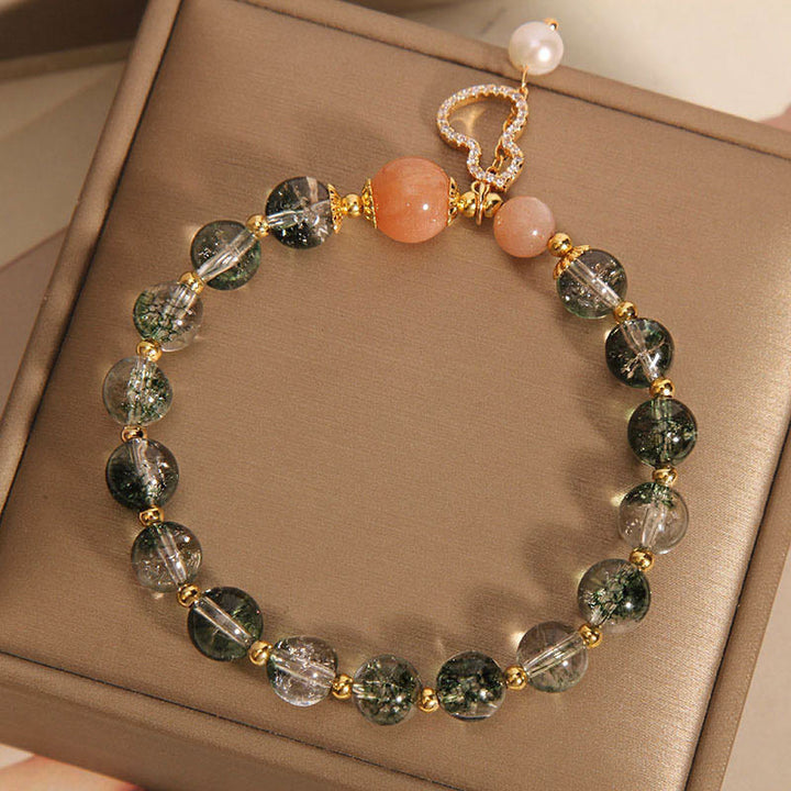 Buddha Stones Groene Phantom Kalebas bedeltje zelfvertrouwen Armband - image 3