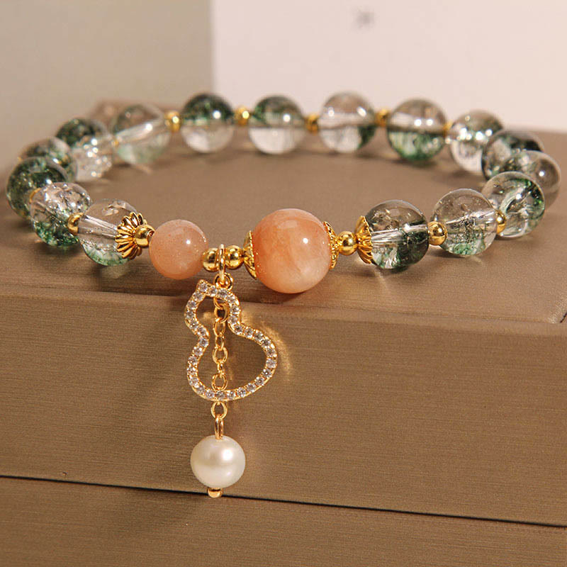Buddha Stones Groene Phantom Kalebas bedeltje zelfvertrouwen Armband - image 1