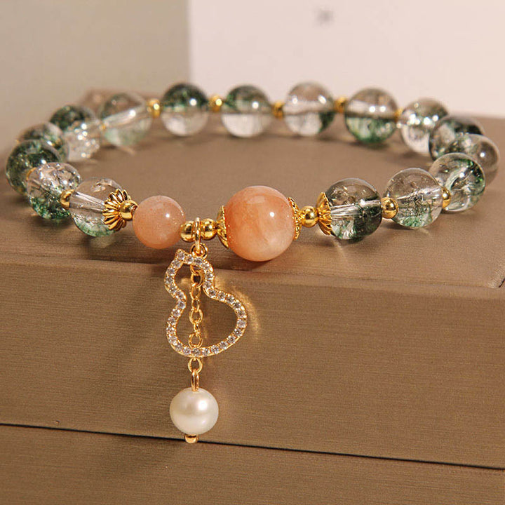 Buddha Stones Groene Phantom Kalebas bedeltje zelfvertrouwen Armband - image 1