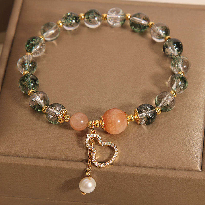 Buddha Stones Groene Phantom Kalebas bedeltje zelfvertrouwen Armband - image 5