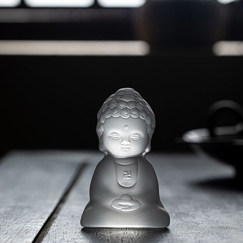 Buddha Stones Mini Tathagata Boeddha Liuli Serenity Bureaudecoratie - image 6