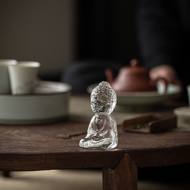 Buddha Stones Mini Tathagata Boeddha Liuli Serenity Bureaudecoratie - image 11