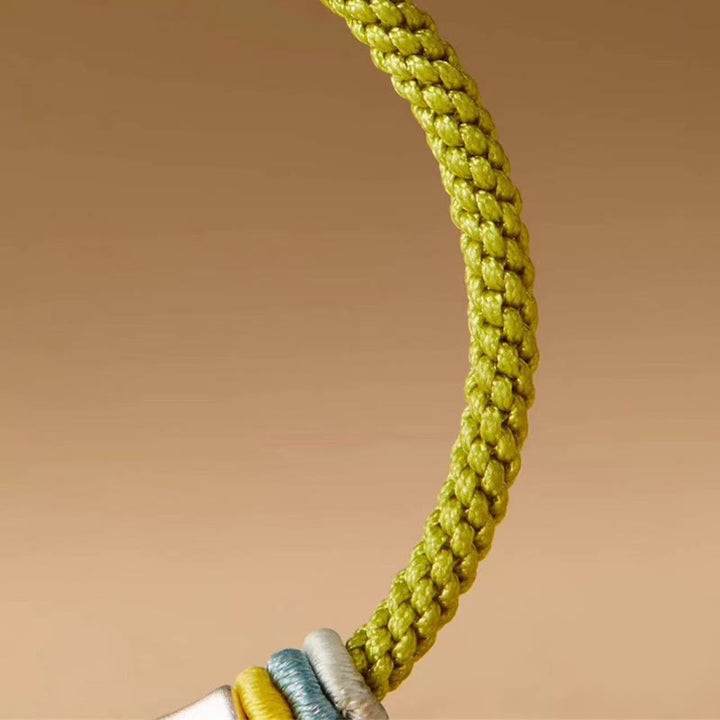 Buddha Stones 999 Sterling Zilveren Rode String Bamboe Armband - image 9