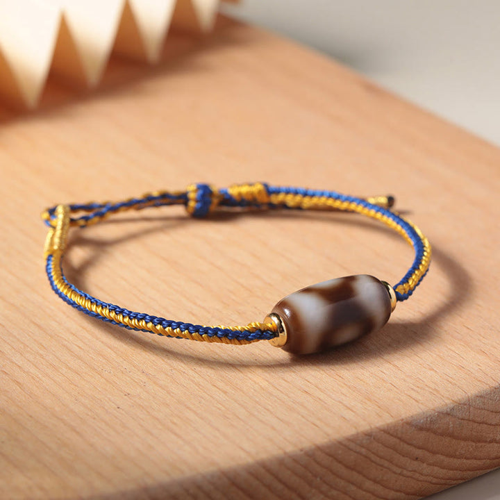 Buddha Stones Tibetaanse Armband met drie ogen (Dzi-kraal) - image 2