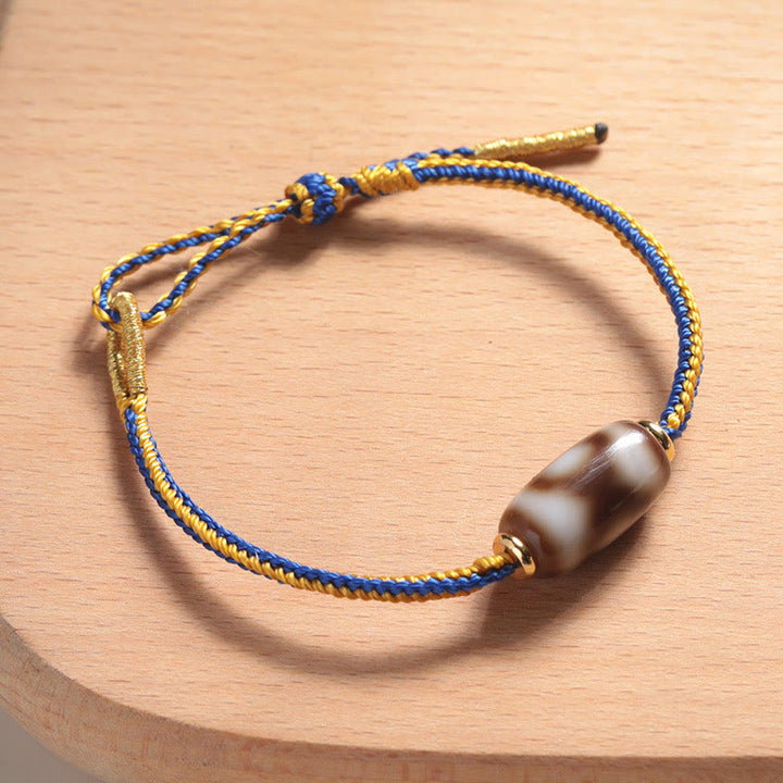 Buddha Stones Tibetaanse Armband met drie ogen (Dzi-kraal) - image 1
