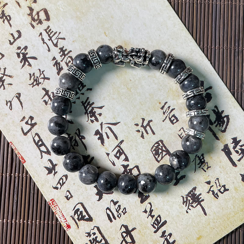 Buddha Stones Zwarte PiXiu Power Armband - image 6