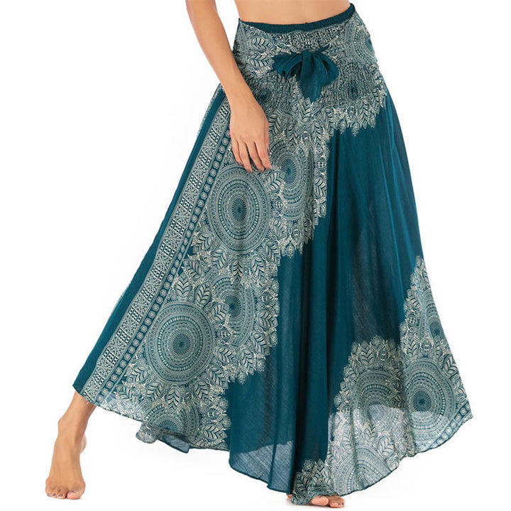 Buddha Stones Twee stijlvolle boho mandala bloemen strandrok jurk - image 1