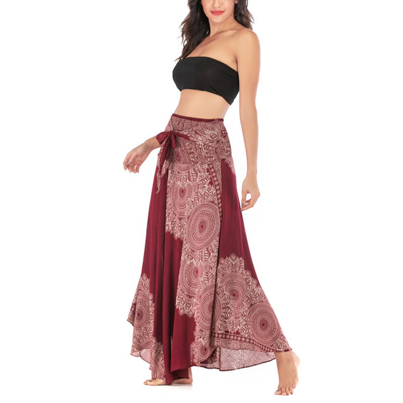 Buddha Stones Twee stijlvolle boho mandala bloemen strandrok jurk - image 23