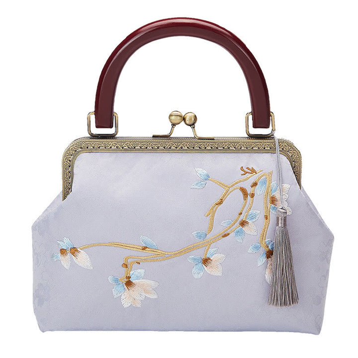 Buddha Stones Handtas/ Schoudertas (crossbody) met bloemenborduurwerk - image 6