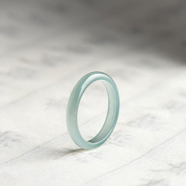 Buddha Stones Natuurlijke jade Ring - Ronde - 21 mm - image 2