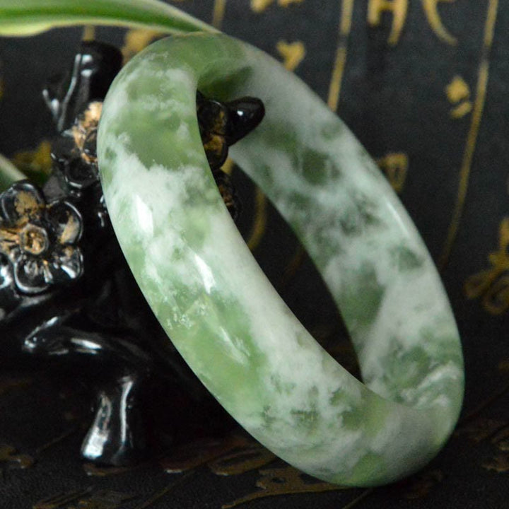 Buddha Stones Natuurlijke jade geluks- en Bangle-armband - image 1