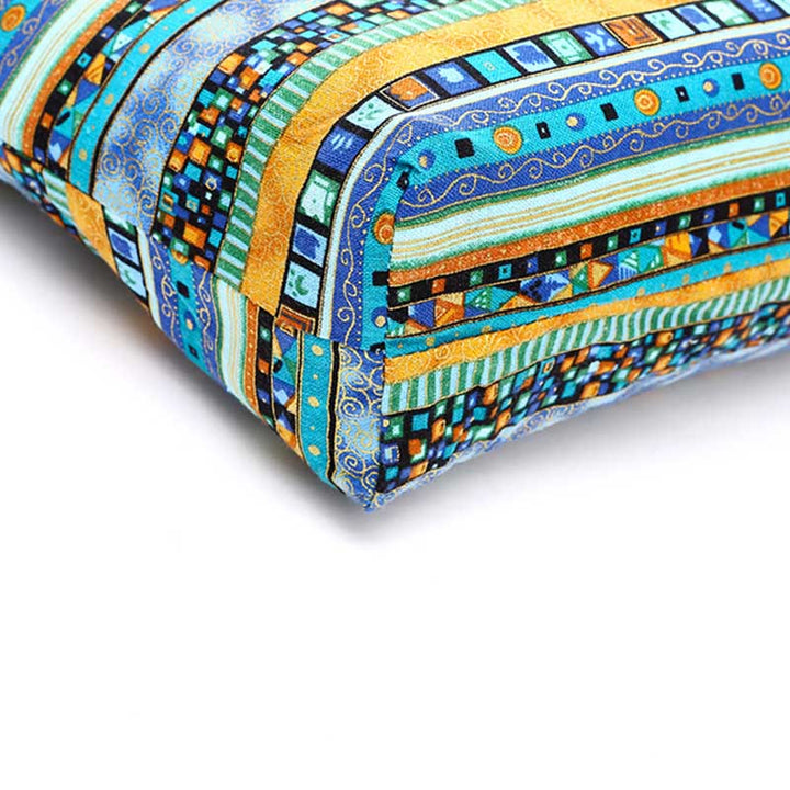 Buddha Stones Schoudertas (crossbody) met katoenen strepen - image 6