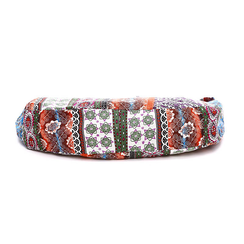 Buddha Stones Schoudertas (crossbody) met katoenen strepenprint - image 5