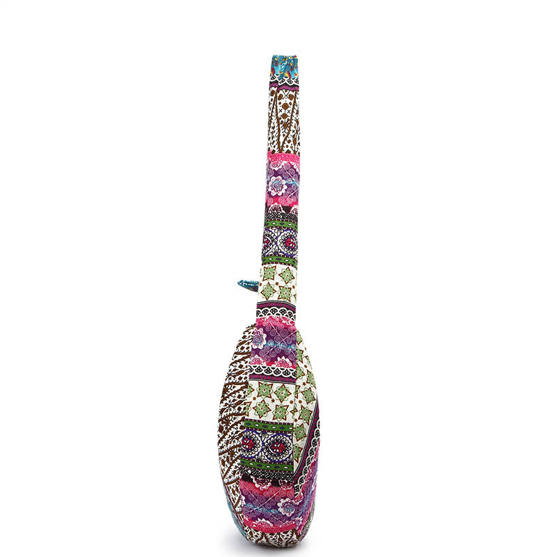 Buddha Stones Schoudertas (crossbody) met katoenen strepenprint - image 12
