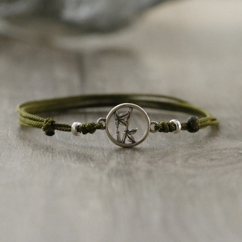 Buddha Stones 925 Sterling Zilveren Bamboe Armband - image 10