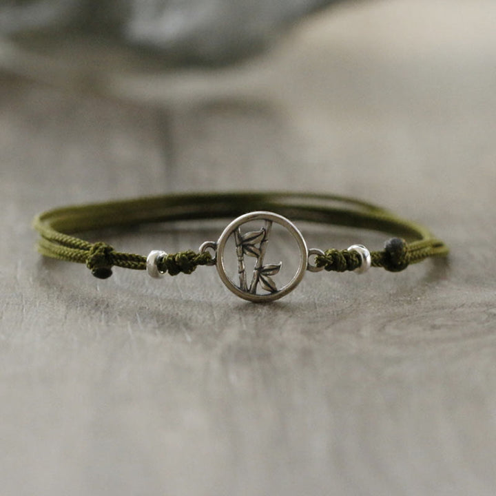 Buddha Stones 925 Sterling Zilveren Bamboe Armband - image 10