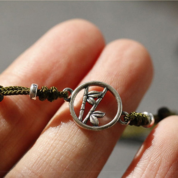Buddha Stones 925 Sterling Zilveren Bamboe Armband - image 11