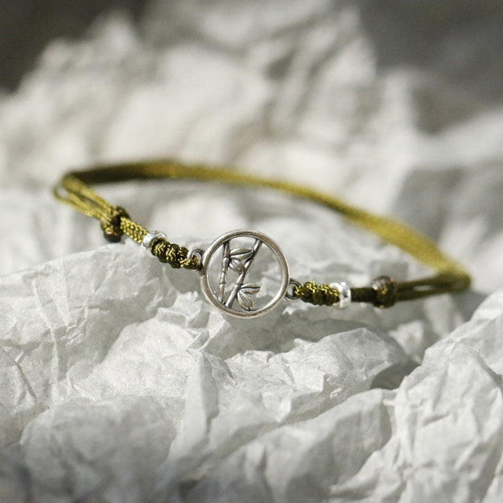 Buddha Stones 925 Sterling Zilveren Bamboe Armband - image 3