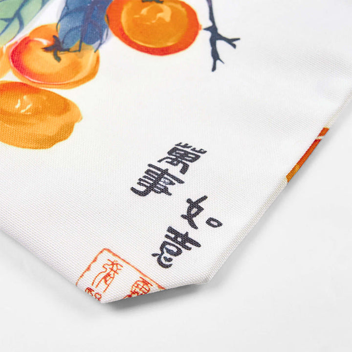 Buddha Stones Persimmon Canvas Handtas - image 3