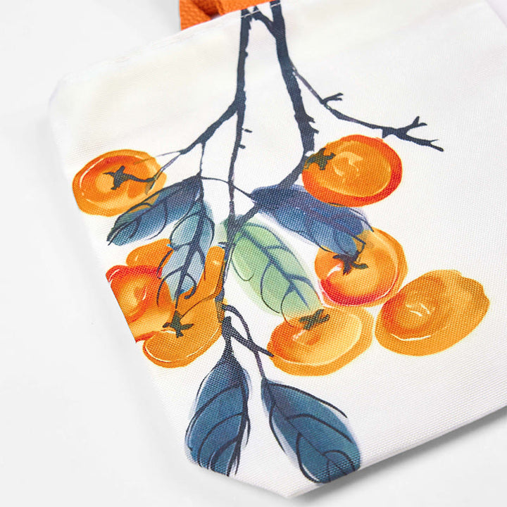 Buddha Stones Persimmon Canvas Handtas - image 2