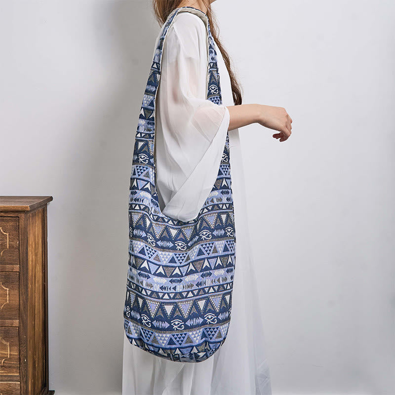 Buddha Stones Schoudertas (crossbody) met Schoudertas strepen - image 3