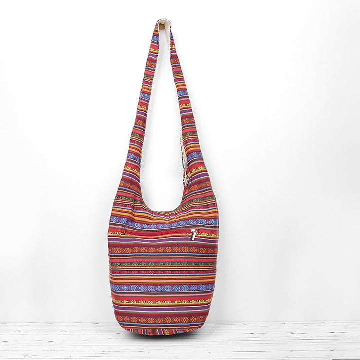 Buddha Stones Schoudertas (crossbody) met Schoudertas strepen - image 2