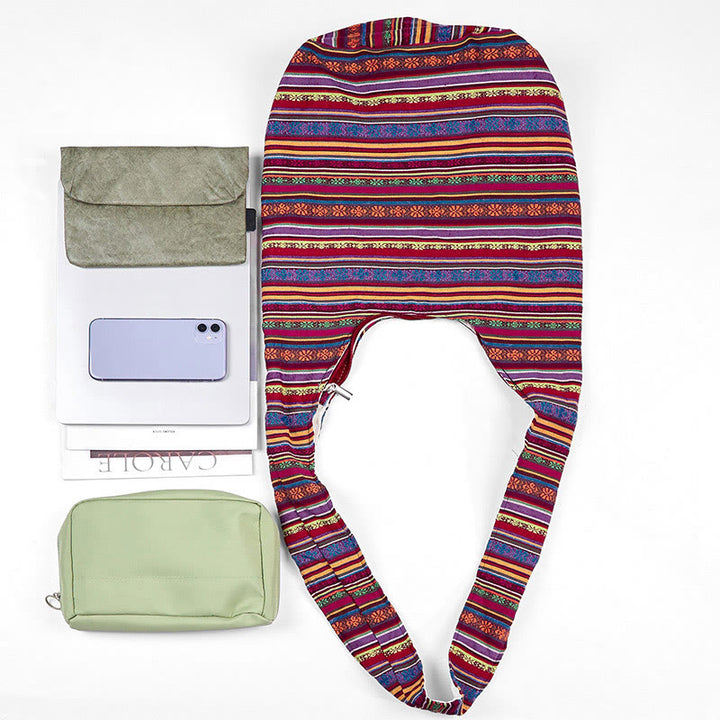 Buddha Stones Schoudertas (crossbody) met Schoudertas strepen - image 4