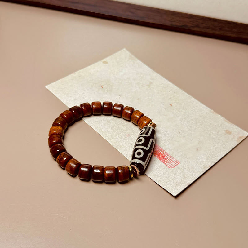 Buddha Stones Tibetaanse bottenkralen negenoog Dzi kralen Armband - image 4